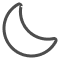 Moon icon for dark mode