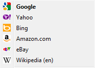 Google - Yahoo - Bing Search Engines Icons