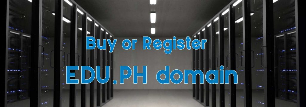 Register EDU.PH domain